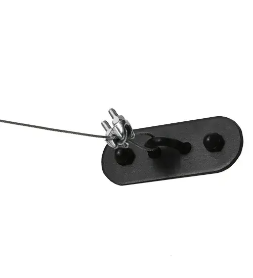 The sophisticated architecturally designed Quadrato Kitzi pendant provides a pizazz that is unique, fresh and stylish. Highlighted with a uniquely contoured frame, this pendant will give your decor an extra edge with a structure featured in a Solar Black finish, that reveals a Statuario Idalight diffuser. Four 15-foot Anti-sway cables and wall hardware are included to secure the pendant and prevent it from swaying in the wind. Handcrafted in the USA, Kitzi is ideal for illuminating entryways, lobbies, foyers and other residential and commercial spaces. Custom sizes, finishes and designs are available, as well as dimmable energy efficient lamping options such as LED. The 10.5-inch fixture is UL and cUL listed for damp, dry and wet locations. Collection: Quadrato Finish: Solar Black Glass: Statuario Idalight Width: 15.00" Height: 35.00" Length: 10.50" Weight: 17.00 lb Extension from Wall: 6.00" Number of Bulbs: 1 Maximum Wattage: 60.00 W Bulb Type: T8 Bulb Base: E26 Material: Steel Country of Origin: USA Safety Listing: Wet Safety Rating: Wet - alternate view