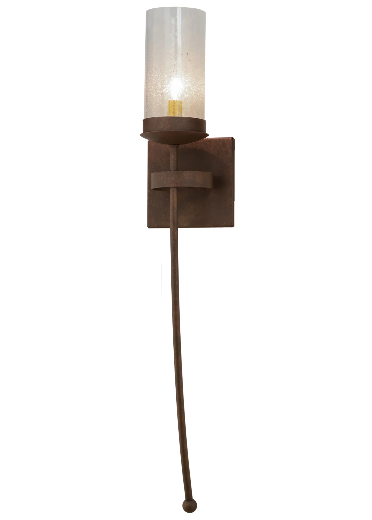 Bechar One Light Wall Sconce in Antique Rust