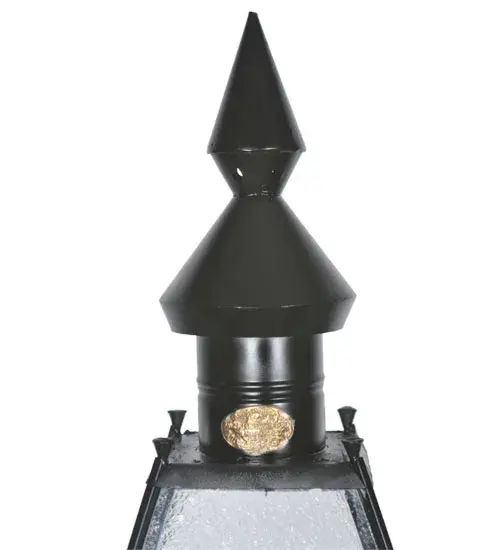 21"W Boston Street Light 1902 Post Mount - Image 3