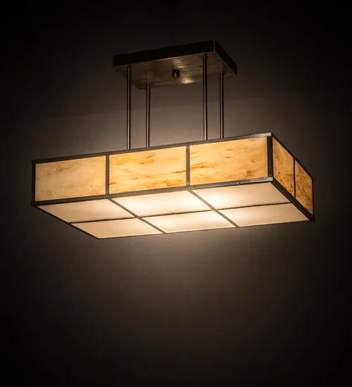 30"L Kyoto Oblong Pendant