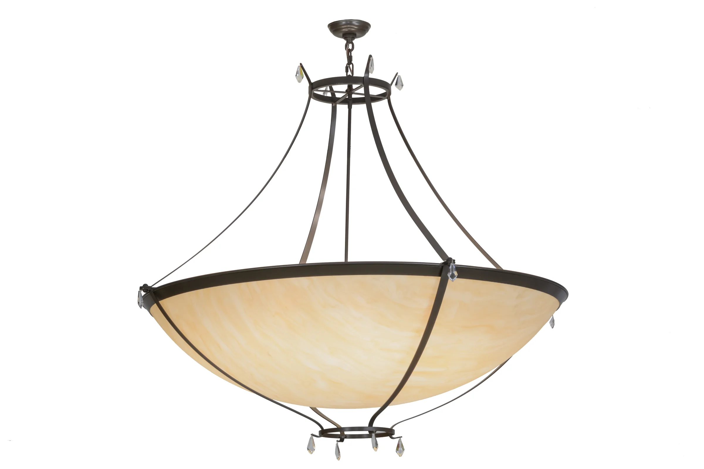 Modesto Eight Light Pendant in Timeless Bronze