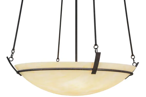 Revealing an elegant transitional element for sophisticated interior decor, Covina features Botticino Idalight with a stunning marble look. The diffuser is embraced with a frame, decorative accents and hardware in a handsome Chestnut finish. The fixture creates soothing illumination for any interior, using customer-supplied LEDs for energy savings and efficiency. Handcrafted in the USA, this pendant is available in custom sizes, styles and finishes. Dimmable lamping options are available. Covina is UL and cUL listed for damp and dry locations. Collection: Covina Finish: Chestnut Glass: Botticino Idalight Width: 48.00" Height: 134.00" Length: 48.00" Weight: 25.00 lb Number of Bulbs: 8 Maximum Wattage: 40.00 W Bulb Type: A19 Bulb Base: E26 Material: Steel Country of Origin: USA Safety Listing: Damp Safety Rating: Damp Energy Efficient LED