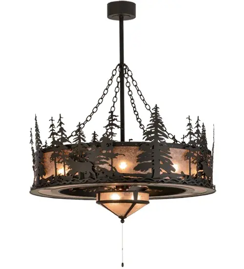 The Elk through the Trees by Meyda Lighting - Image 1