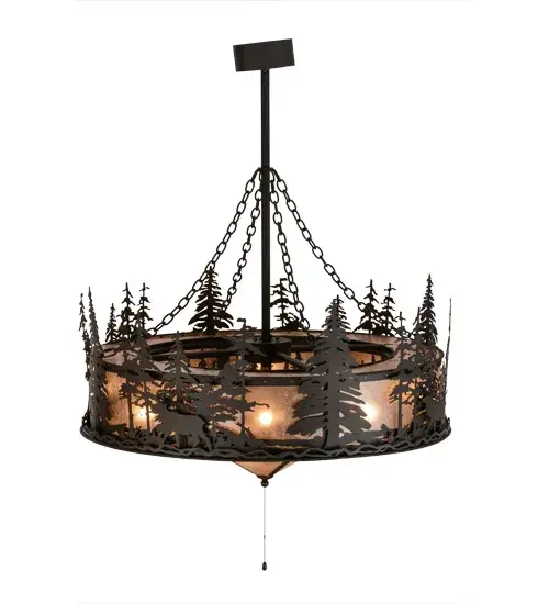 The Elk through the Trees by Meyda Lighting - Image 3