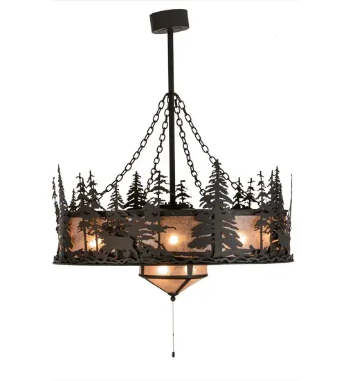 The Elk through the Trees by Meyda Lighting - Image 4
