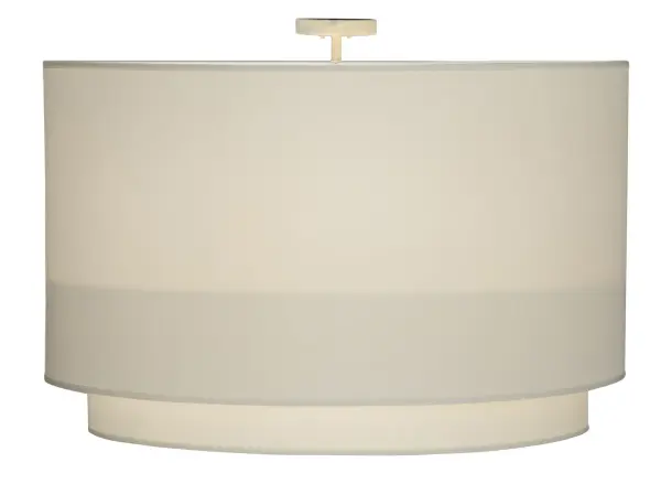 Designed for a clean architectural look, this transitional fixture is designed with two tiers featuring curved shades with a Statuario Idalight bottom diffuser. The canopy and hardware are handpainted in a Cameo finish. Ideal for a conference room, foyer or other large spaces. Custom crafted in the USA. Collection: Cilindro Finish: Cameo Glass: White Textrene Width: 44.00" Height: 30.00" Length: 44.00" Weight: 29.50 lb Number of Bulbs: 8 Maximum Wattage: 60.00 W Bulb Type: A19 Bulb Base: E26 Material: Steel Country of Origin: USA Safety Listing: Damp Safety Rating: Damp