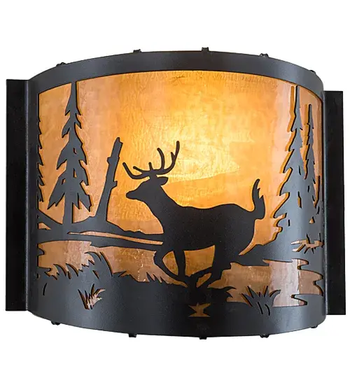 The Meyda Tiffany - Deer At Lake by Meyda Lighting - Image 2