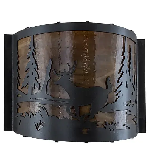 The Meyda Tiffany - Deer At Lake by Meyda Lighting - Image 3