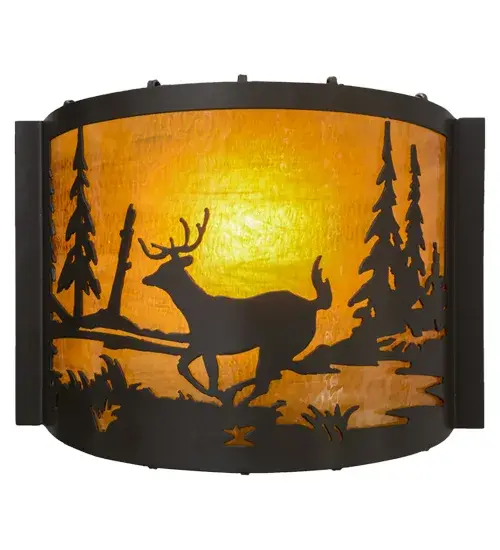 The Meyda Tiffany - Deer At Lake by Meyda Lighting - Image 5