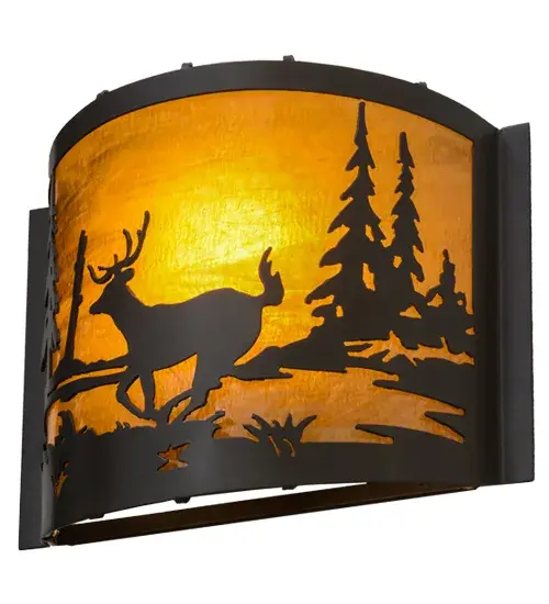 The Meyda Tiffany - Deer At Lake by Meyda Lighting - Image 6