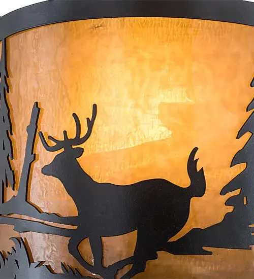 The Meyda Tiffany - Deer At Lake by Meyda Lighting - Image 8