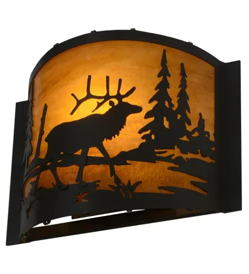 The Meyda Tiffany - Elk At Lake by Meyda Lighting - Image 6