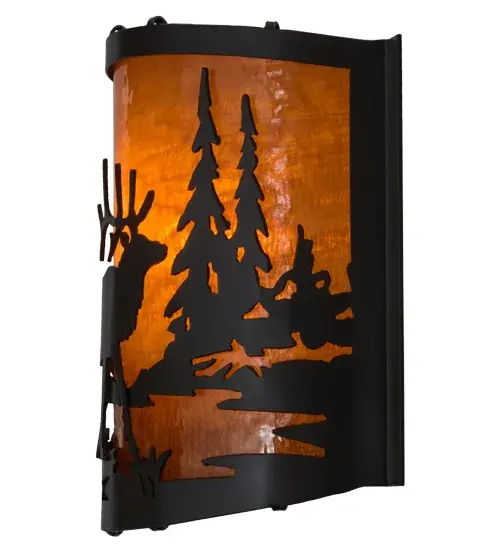The Meyda Tiffany - Elk At Lake by Meyda Lighting - Image 8