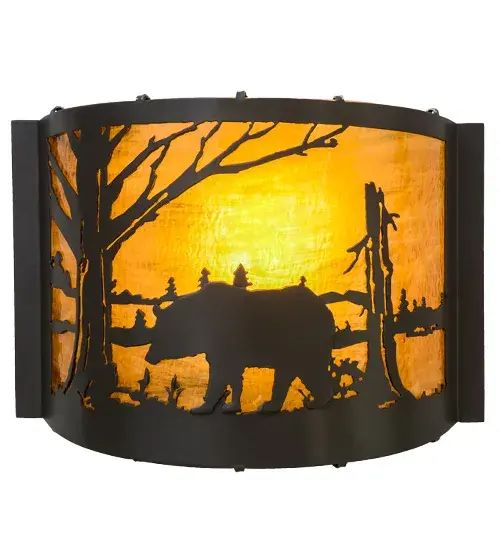 The Meyda Tiffany - Bear At Lake by Meyda Lighting - Image 5