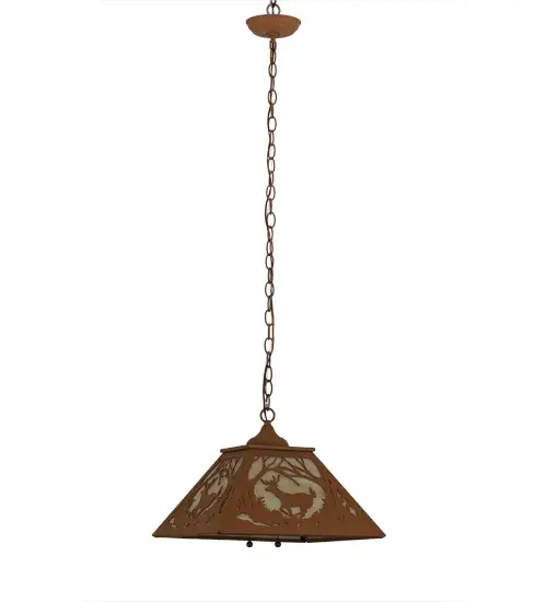 The Meyda Tiffany - Deer At Dawn by Meyda Lighting - Image 3