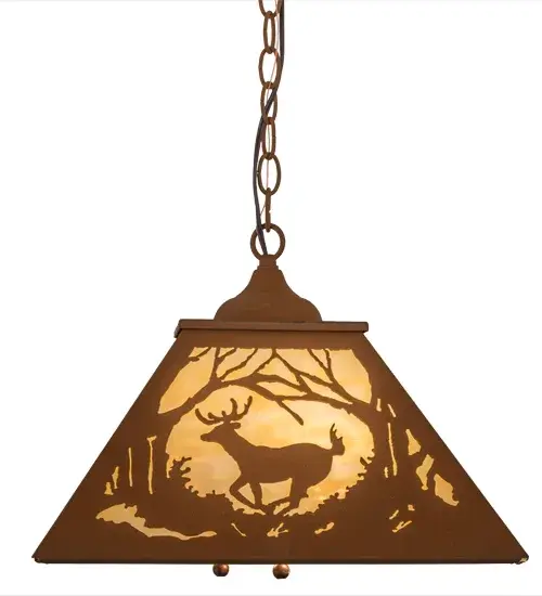 The Meyda Tiffany - Deer At Dawn by Meyda Lighting - Image 5