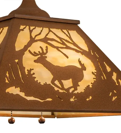 The Meyda Tiffany - Deer At Dawn by Meyda Lighting - Image 8