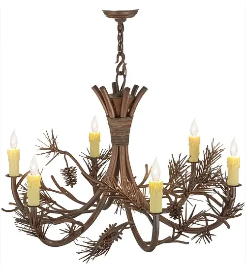 The Woodland Pine by Meyda Lighting - Image 4