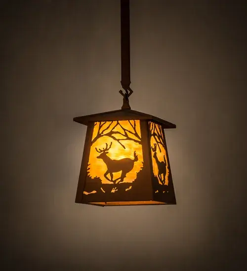 The Deer at Dawn by Meyda Lighting - Image 1