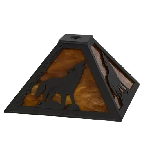 The Howling Wolf by Meyda Lighting - Image 2