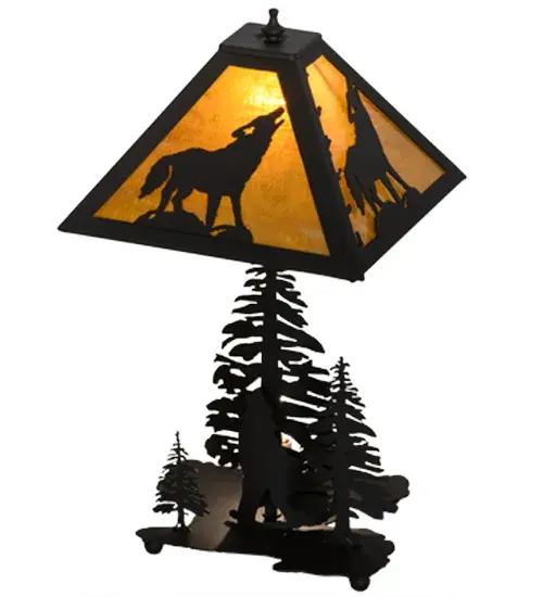 The Howling Wolf by Meyda Lighting - Image 3