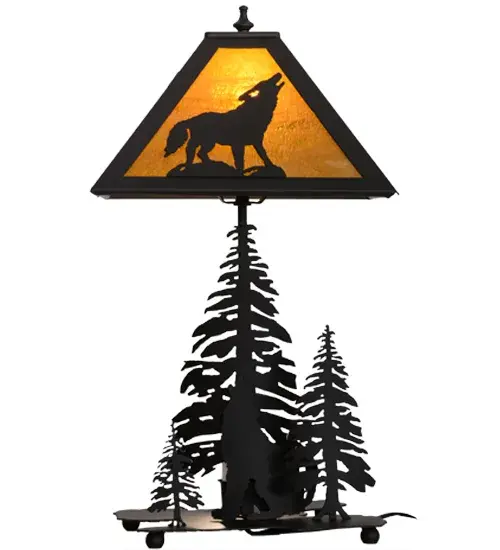 The Howling Wolf by Meyda Lighting - Image 4