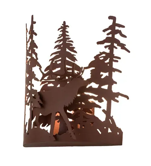 The Elk through the Trees by Meyda Lighting - Image 2