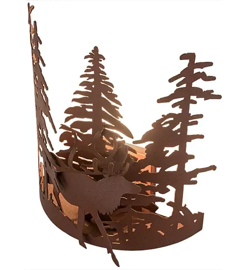 The Elk through the Trees by Meyda Lighting - Image 4