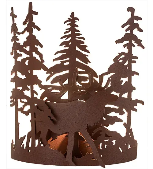 The Elk through the Trees by Meyda Lighting - Image 5