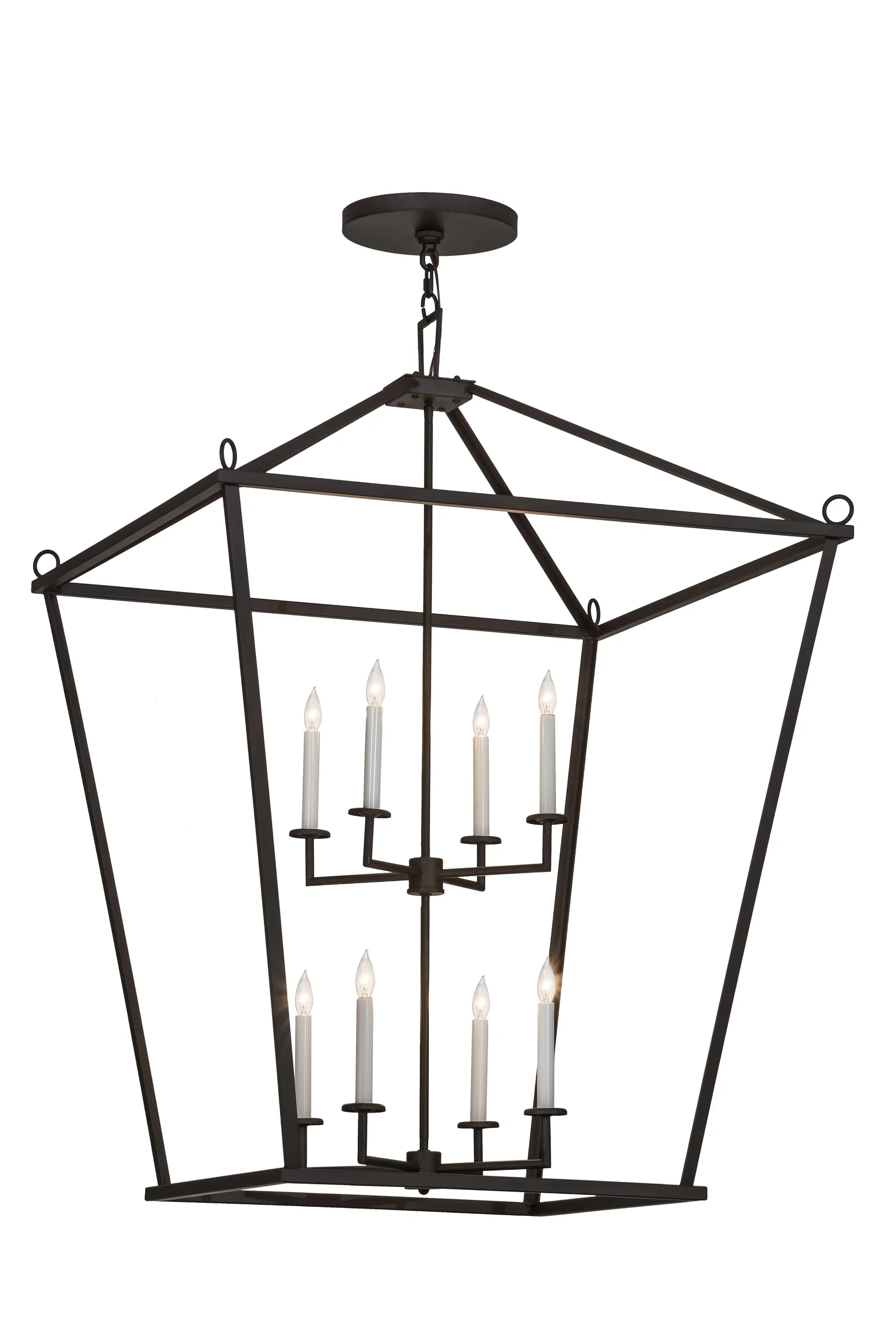 Kitzi Eight Light Pendant in Oil Rubbed Bronze