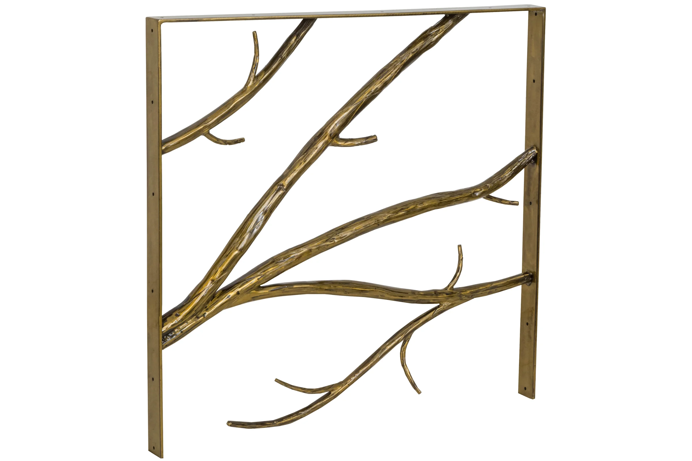 Branches Handrail in Black Metal