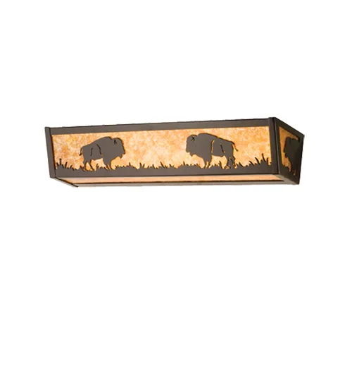 Buffalo Four Light Vanity in Timeless Bronze