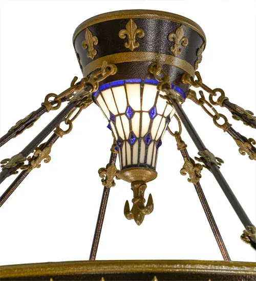 The Meyda Tiffany - Fleur-De-Lis by Meyda Lighting - Image 9