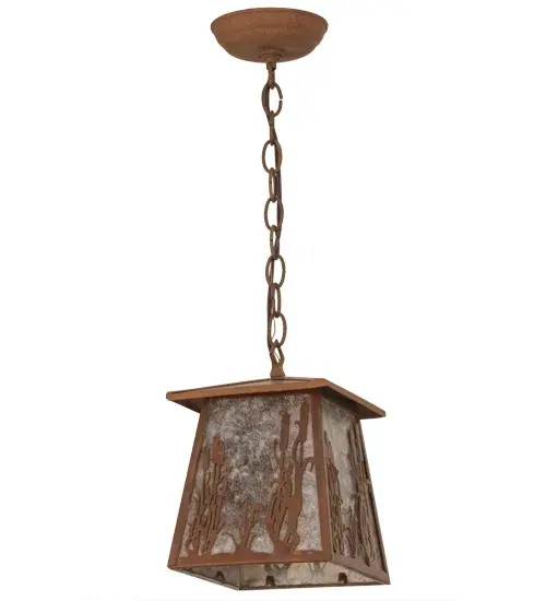 7"Sq Reeds & Cattails Pendant - Image 3