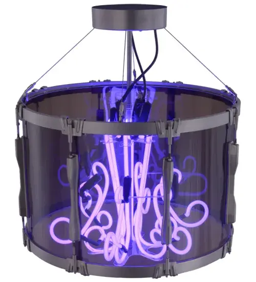 26"W Purple Haze Pendant - Image 4