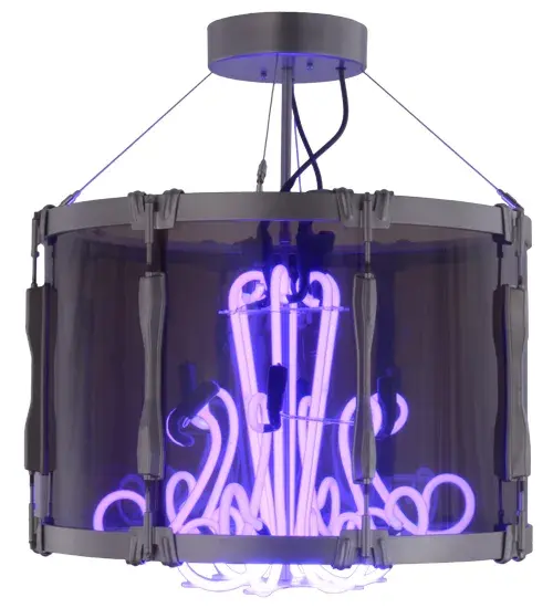 26"W Purple Haze Pendant - Image 5