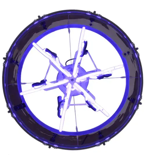 26"W Purple Haze Pendant - Image 7