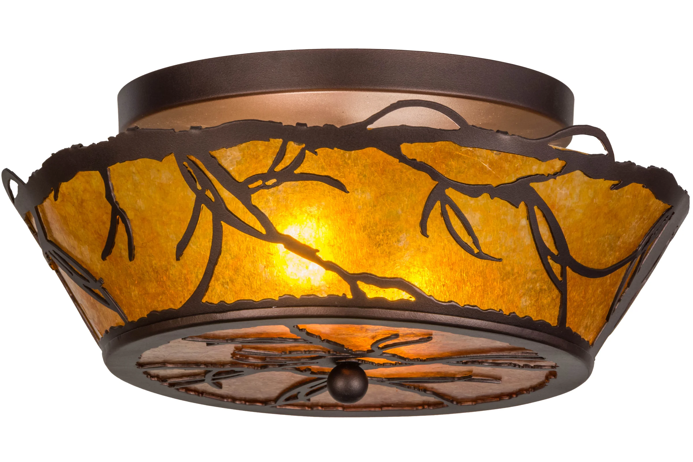 16"W Branches Flushmount