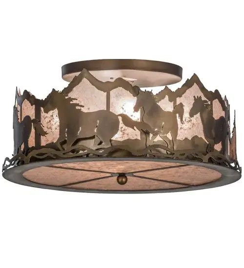 The Running Horses by Meyda Lighting - Image 2