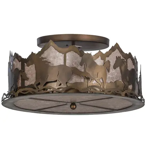 The Running Horses by Meyda Lighting - Image 3