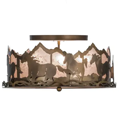 The Running Horses by Meyda Lighting - Image 5