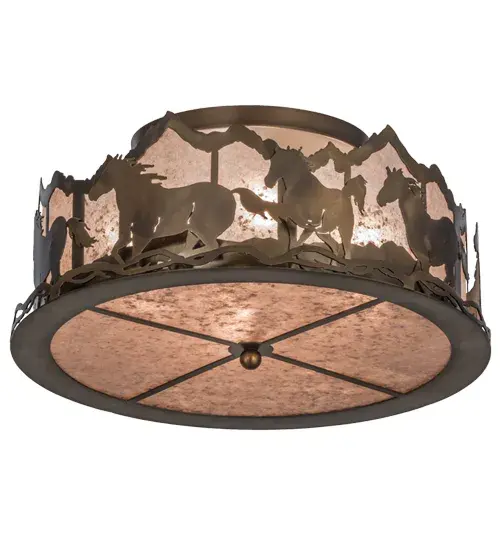 The Running Horses by Meyda Lighting - Image 6