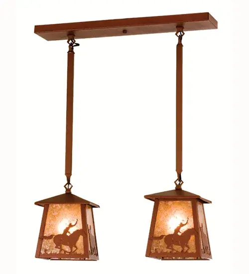 The Cowboy & Steer by Meyda Lighting