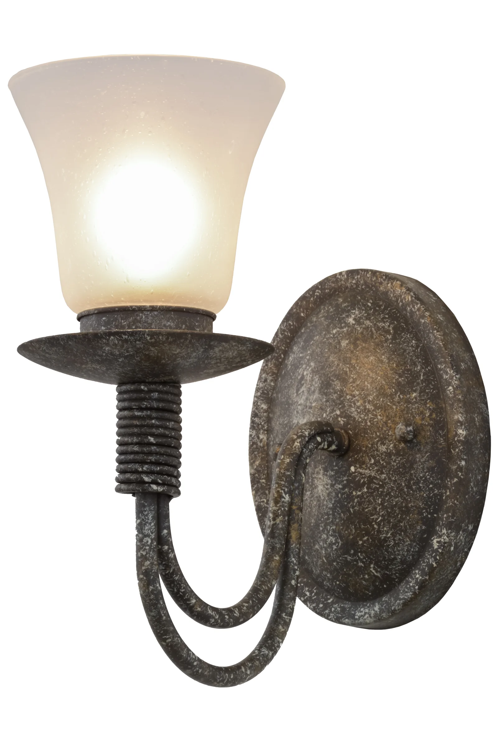 Bell One Light Wall Sconce in Ash