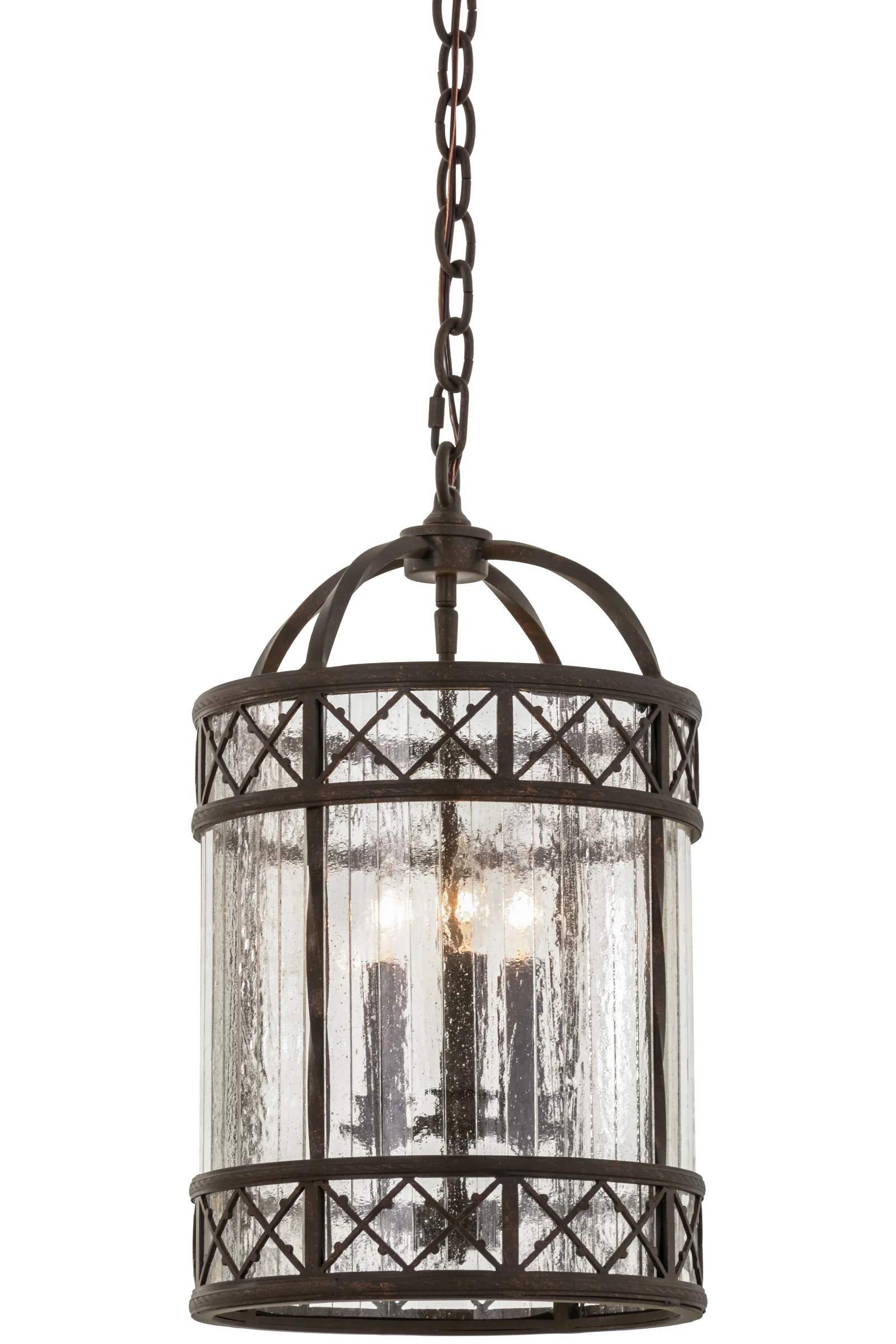 Antencio Three Light Pendant in Gilded Tobacco