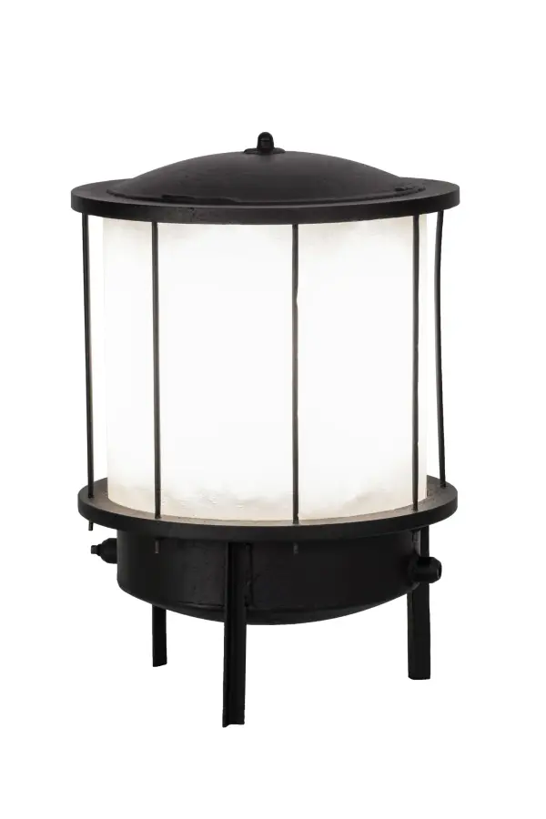 Invite welcoming illumination and decorative detail to any interior or exterior with this stunning Lighthouse styled pier mount; which is designed for both outdoor and indoor lighting applications. This lantern features Contrail Mist Idalight with a frame and hardware featured in a Black Textured finish. The fixture; which is handcrafted in the USA fixture; can be mounted directly to decks; piers and decorative columns. Custom sizes; styles and colors are available; as well as dimmable energy efficient lamping options such as LED. The pier mount is UL and cUL listed for dry; damp and wet locations.