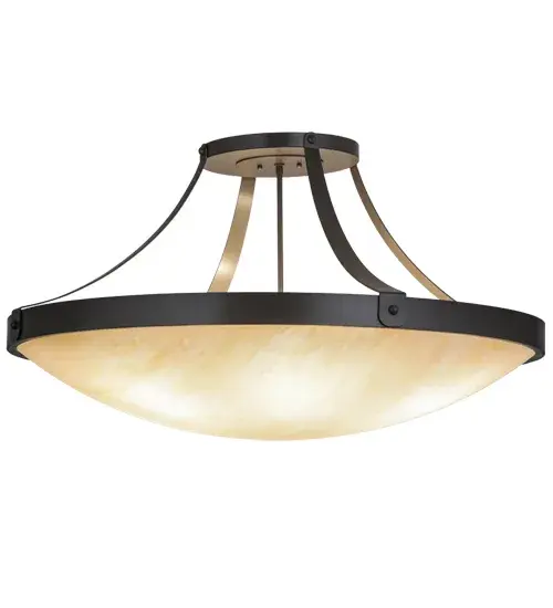 37"W Urban Semi-Flushmount - Image 1