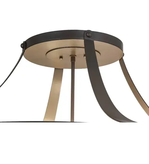 37"W Urban Semi-Flushmount - Image 9