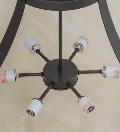 37"W Urban Semi-Flushmount - Image 10