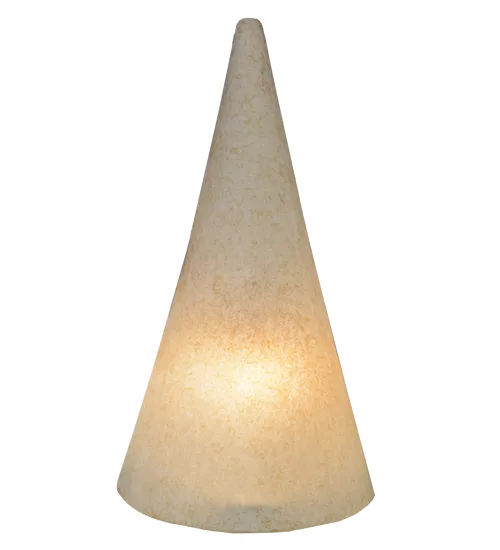 8"W X 15"H X 4"D Lens Beige Speckled Acrylic Glass